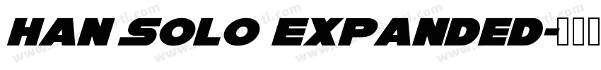 Han Solo Expanded字体转换